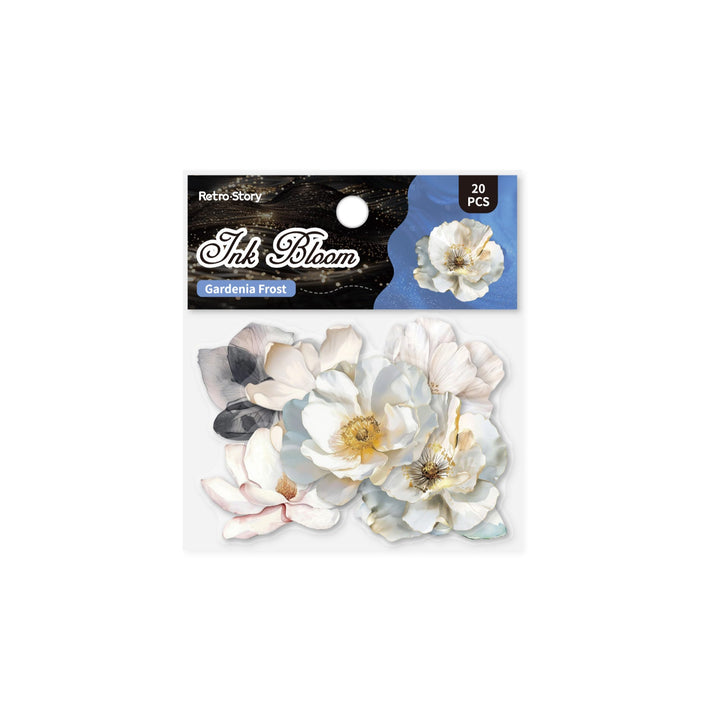 Ink Rhyme PET Stickers Vintage Floral For Collage