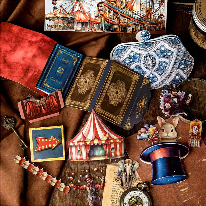 Retro Pandora Box Stickers Vintage Magic Style