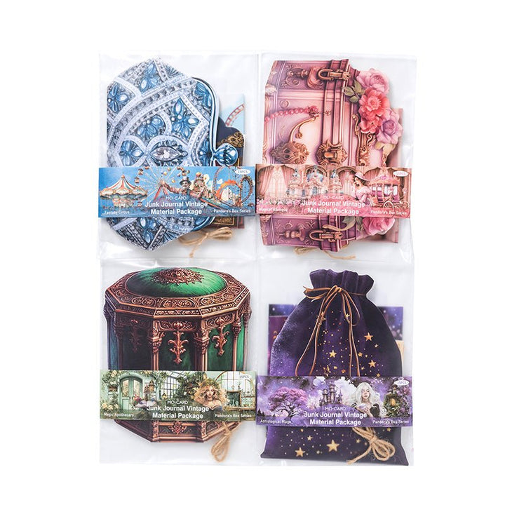 Pandora Box Retro Stickers Decorative for Journals