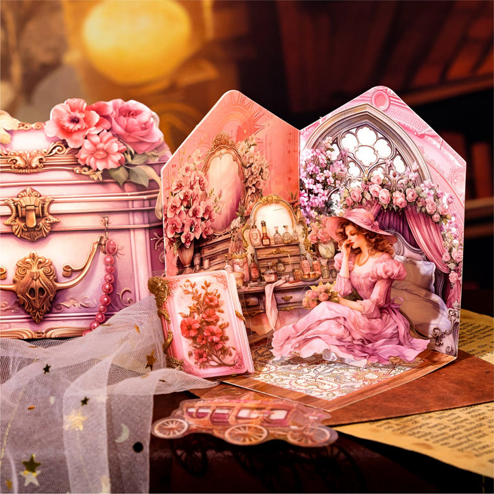 Retro Pandora Box PET Stickers Religious Theme