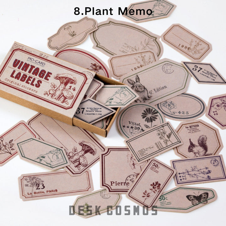 Matchbox Plant Memo Stickers Nature Inspired
