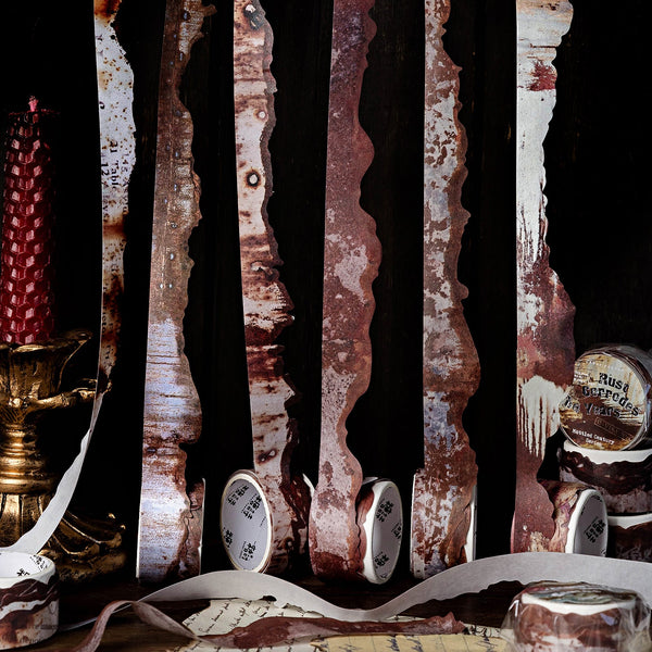 Mottled Century Rusty Patina Stickers Journal Decor