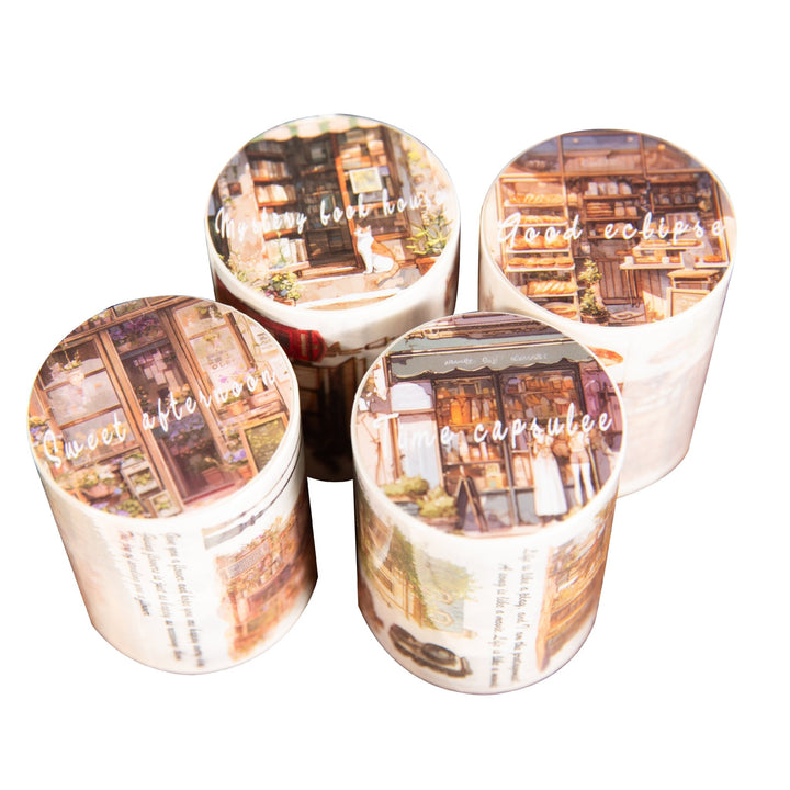 Retro Washi Tapes Happy Hour Daily Life Scenery Shot