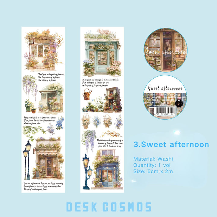 Happy Hour Series Countryside Tape for DIY Decoration