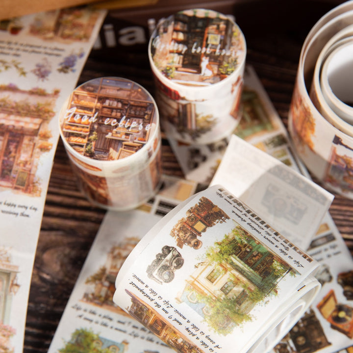 Retro Washi Tapes Happy Hour Daily Life Tape Journal Use