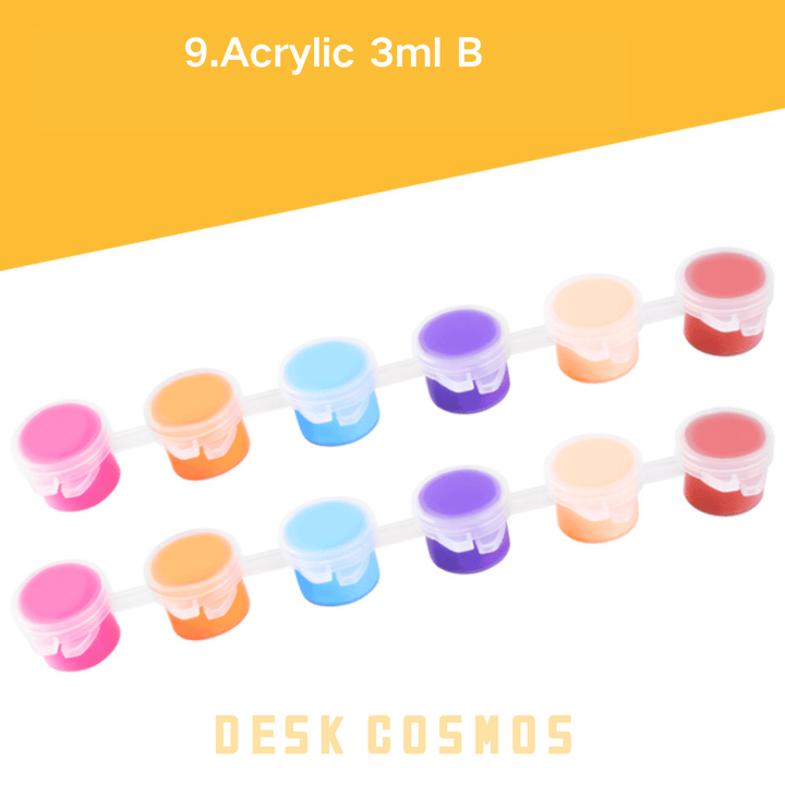 Rich Color Acrylic Paint Set for Painting and Craft Projects