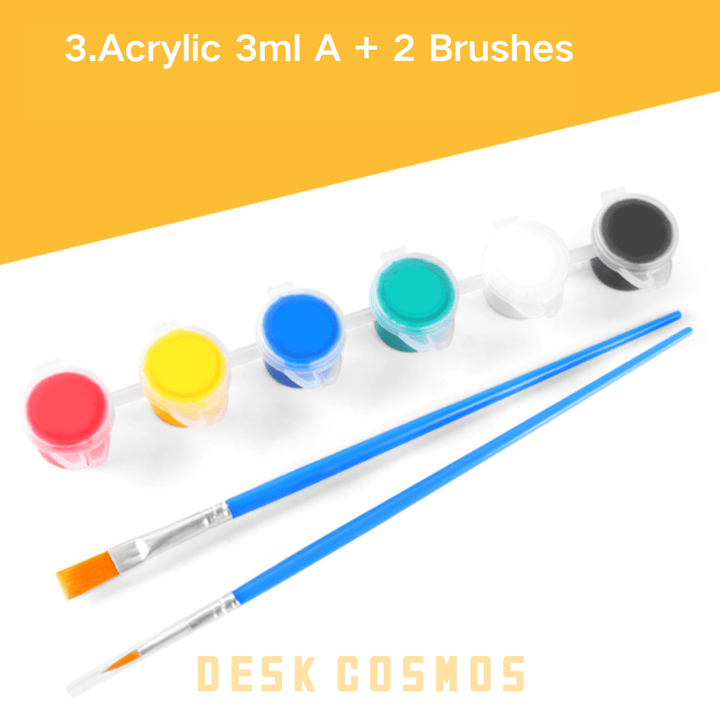Rich Color Acrylic Paint Set for Plaster Doll Painting