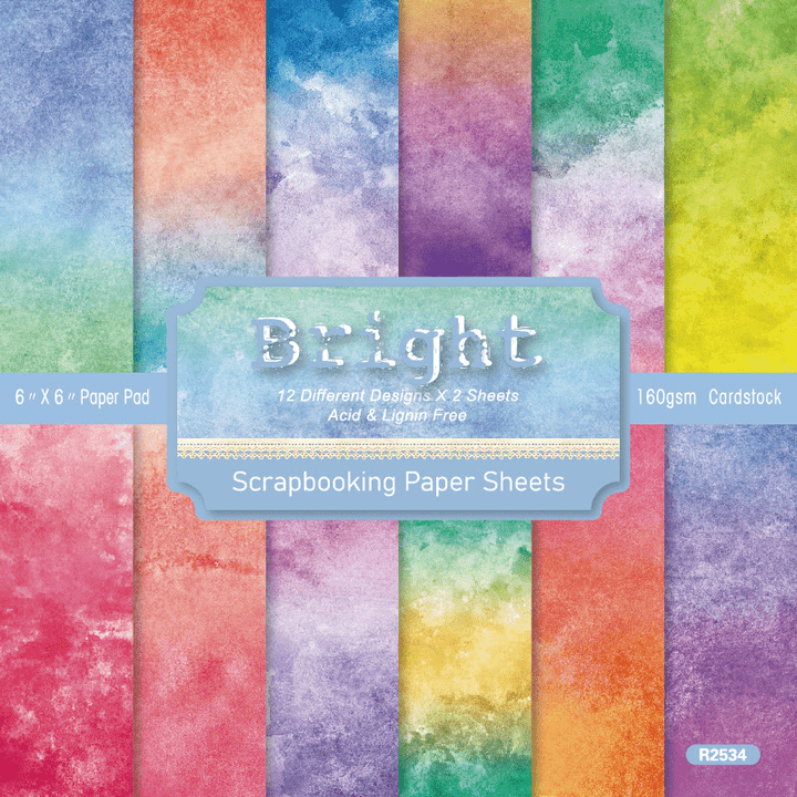 Bright Background Paper Romantic Suitable for Scrapbook