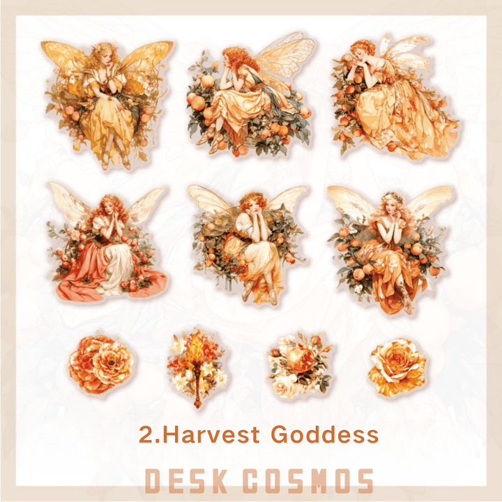 Elven Kingdom Harvest Goddess Stickers Romance Flower
