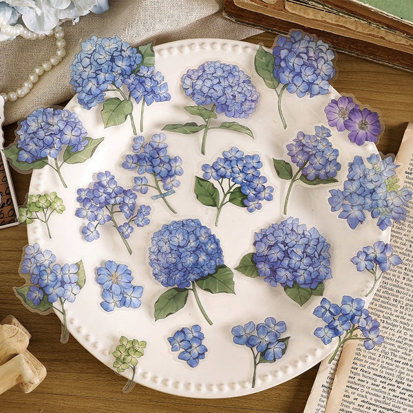 Garden Imagination Series Botanical Stickers for Floral Decorations