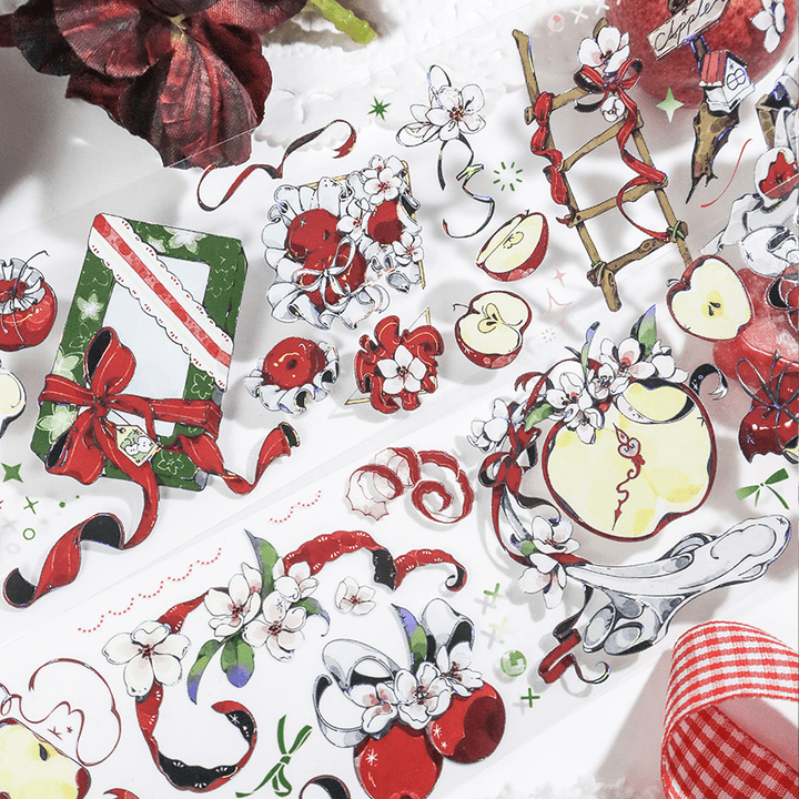 Romance PET Tape Apple Knot Magic DIY Craft Materials