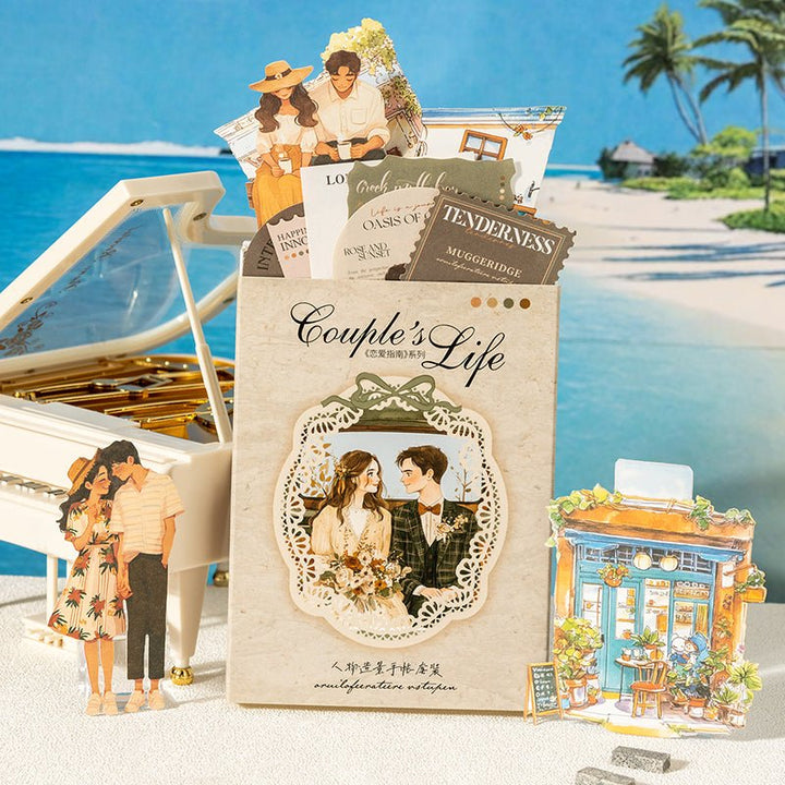 Romantic Characters Sticker Set Love Guide Series Planner Decoration