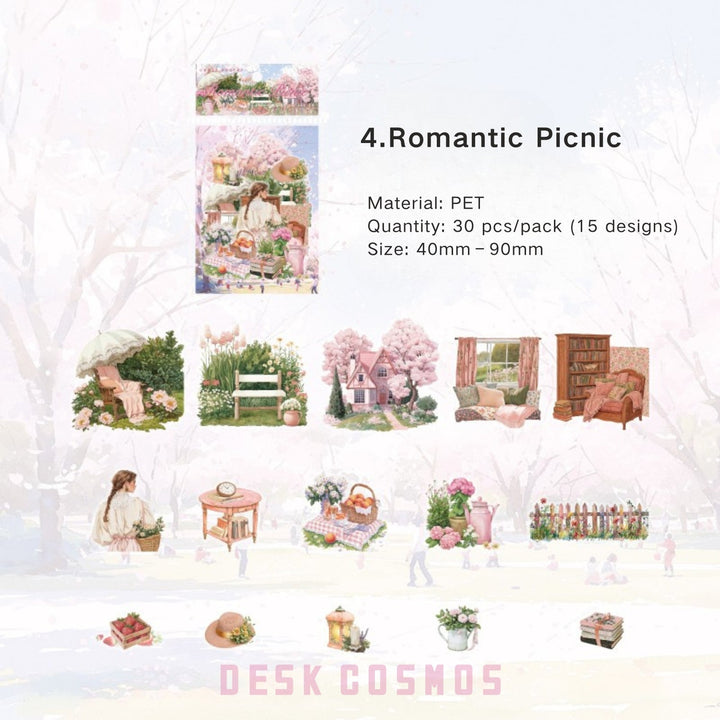 Field Life Series scenery PET tape for aesthetic collages