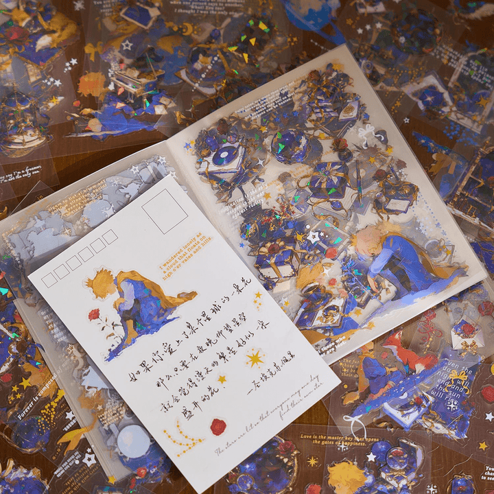 Romantic Sticker Books Prince Universe Series Dreamy Universe Style