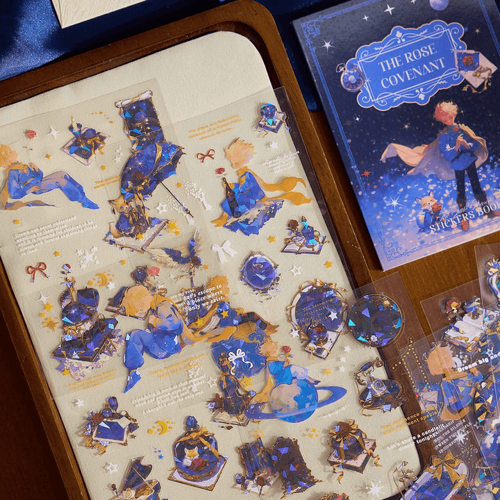 Romantic Sticker Books Prince Universe Series PET Stickers for Scrapbook