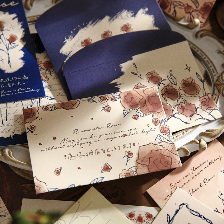 Rose Island Letter Writing Gift Set Romantic Stationery Collection