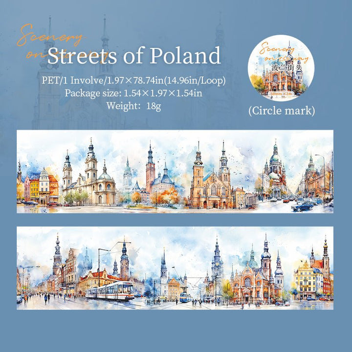 Scenery along the way Streets of Poland City Views Natural Scenery