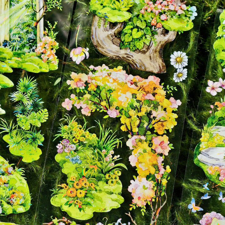 Scenery Creation PET Tape Secret Spring Artistic Washi Alternative