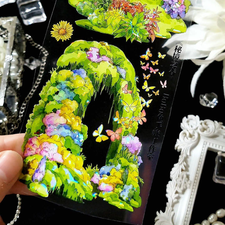 Scenery Creation PET Tape Secret Spring Artistic Craft Tape