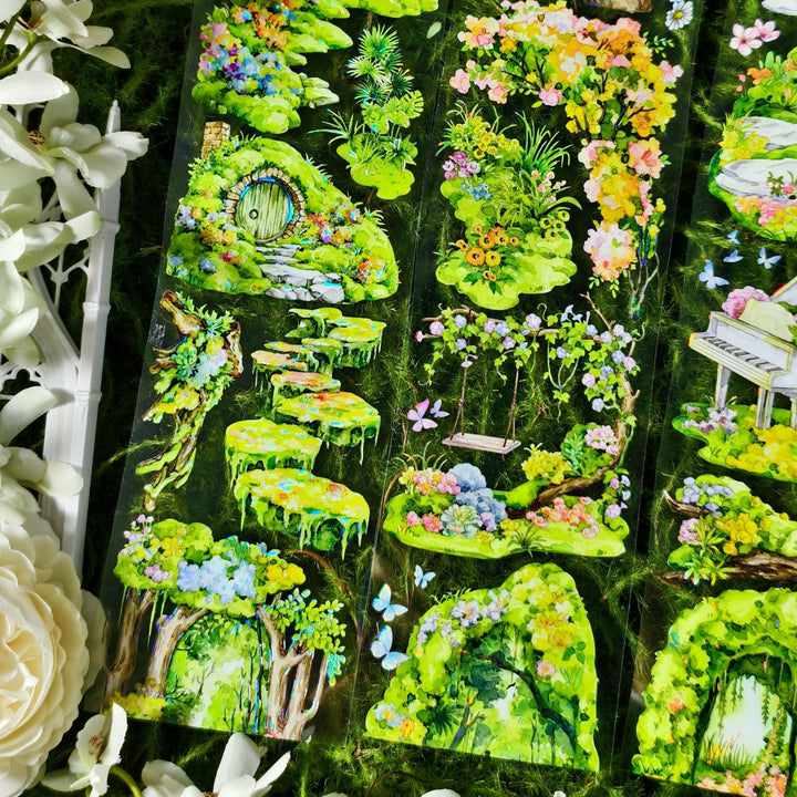 Scenery Creation PET Tape Secret Spring Vintage Style Tape