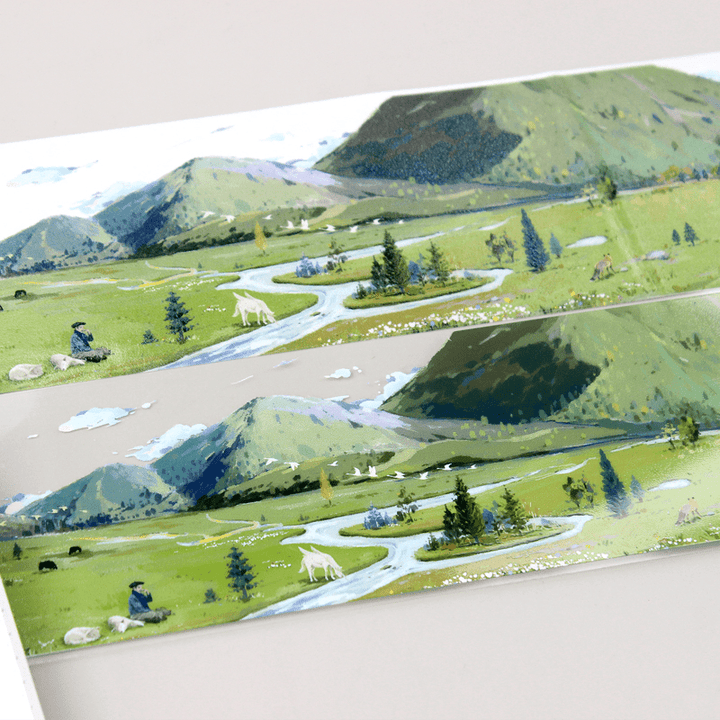 Shan Jian Forest Mood Scenic Tape Ideal for DIY Decoration