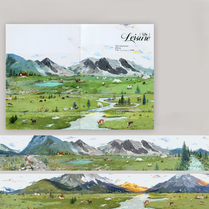 Shan Jian Forest Mood Tape Nature Scenery Perfect for Diaries
