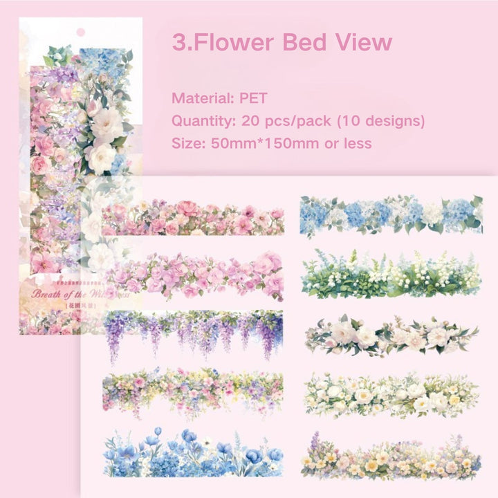 Breath of the Wildemess Garden Scenery Sticker Floral Design