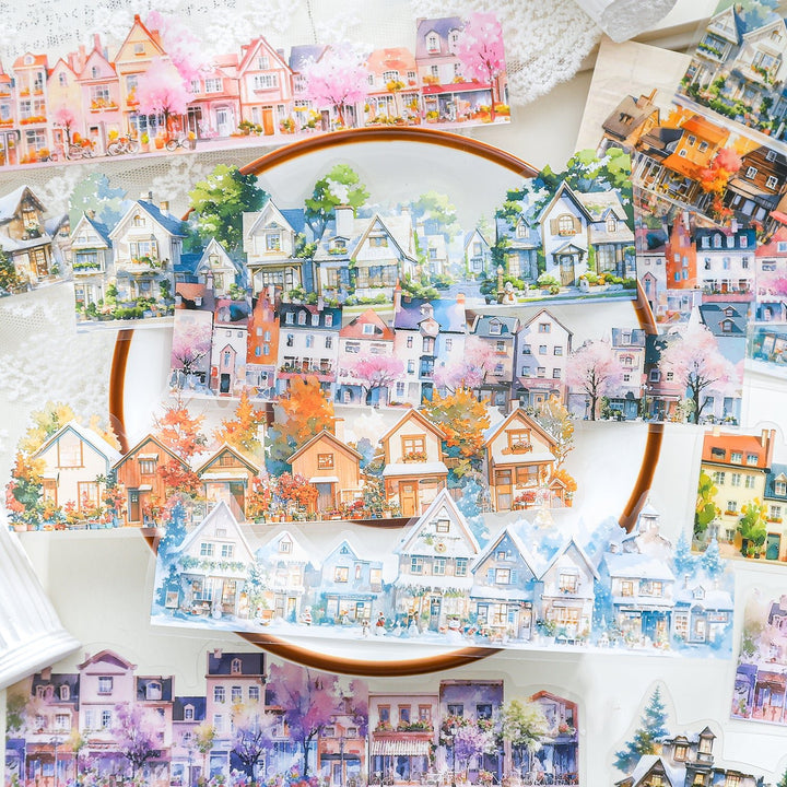 Scenery Landscape Stickers Breath of the Wildemess Vintage Style