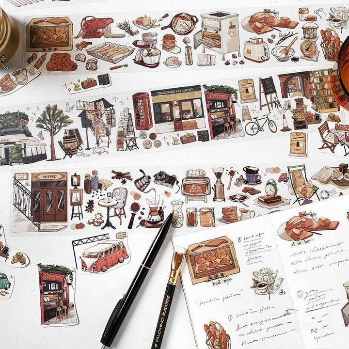 PET Scenery Stickers Travel Life Ins Style