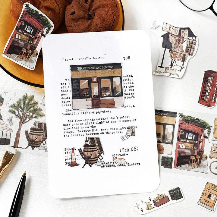 Travel Life Series PET Stickers for Junk Journal