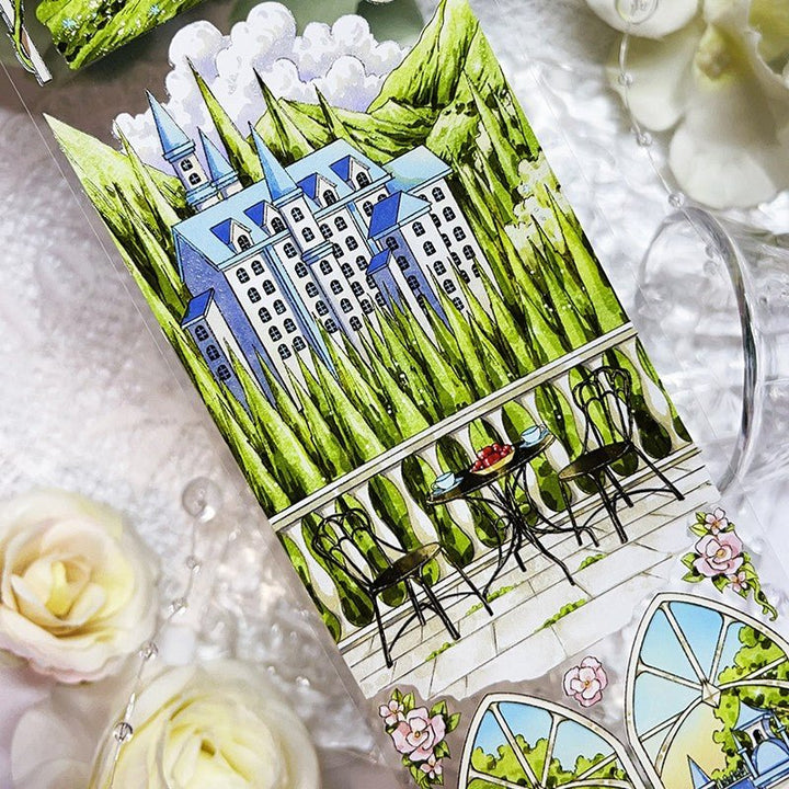 Garden Castle PET decorative tape for botanical layout