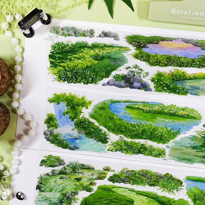 Mountain Stream PET Tape Mountain Stream Travel Journal