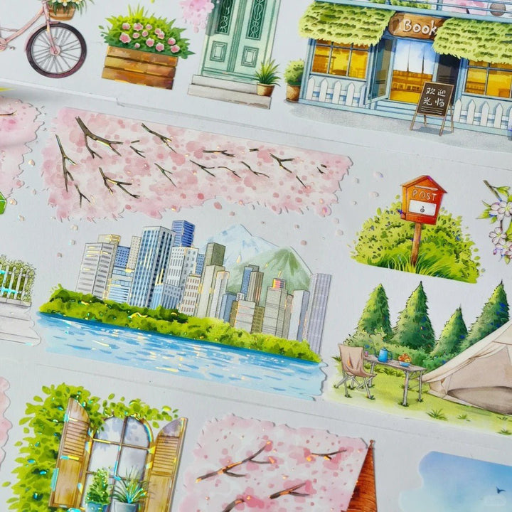 Sakura Corridor Travel Journal Tape Suitable for Decor