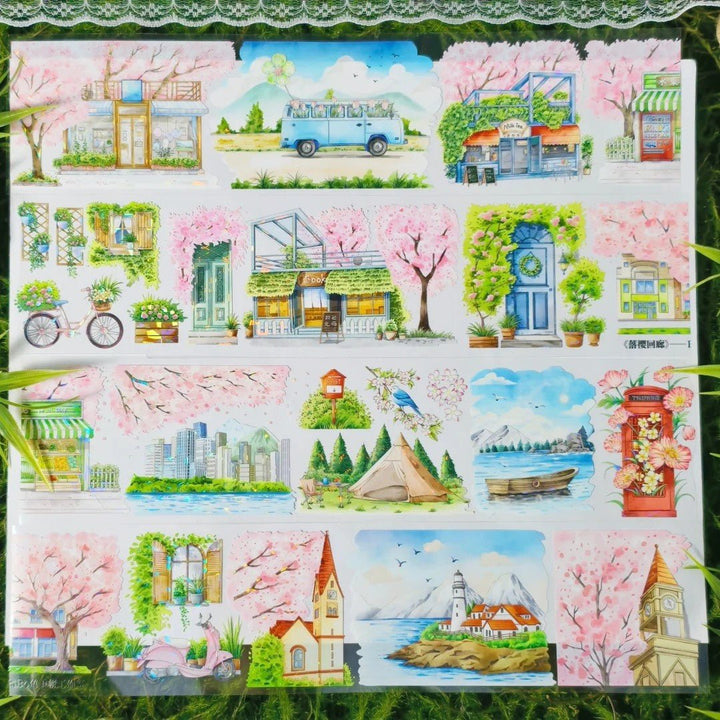 Sakura Corridor Japanese Style Tape Suitable for Journaling
