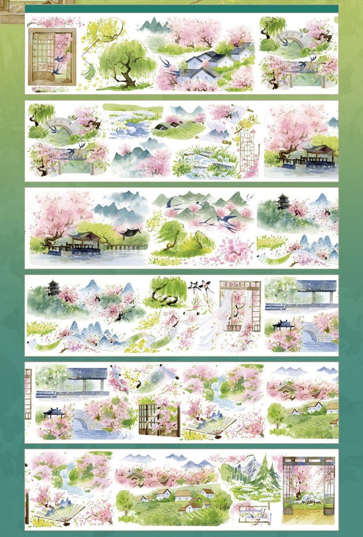 Scenery PET Tapes Spring Prelude Series Scene Building Tape