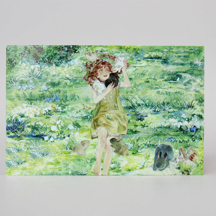 Scenery Tape PET Floral Meadow Collage Background