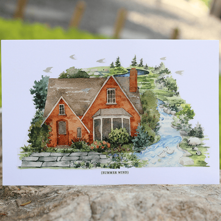 Scottish Garden PET Tape Scenery Artistic Projects