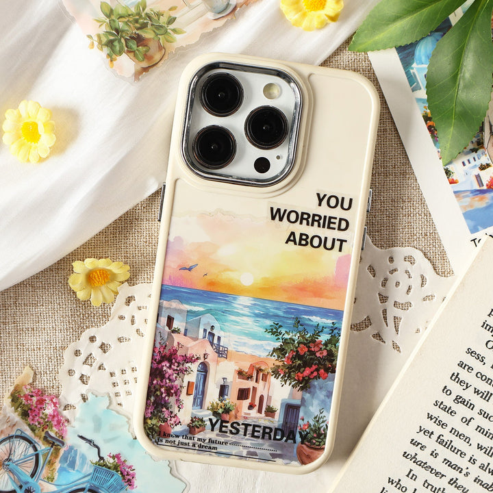 Four Seasons String Song PET Stickers Watercolor Design for Moodboard