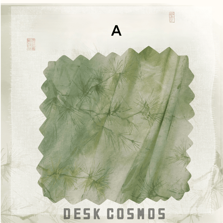Silk Brocade Series Art Memo Pads Retro Bamboo Stationery