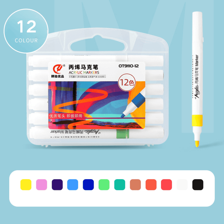 Simple Style Acrylic Markers for Artistic DIY and Journaling