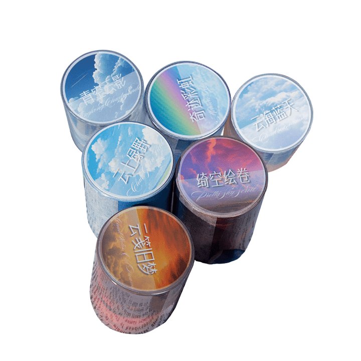 Sky Dream Cloud Series Washi Tapes White Background