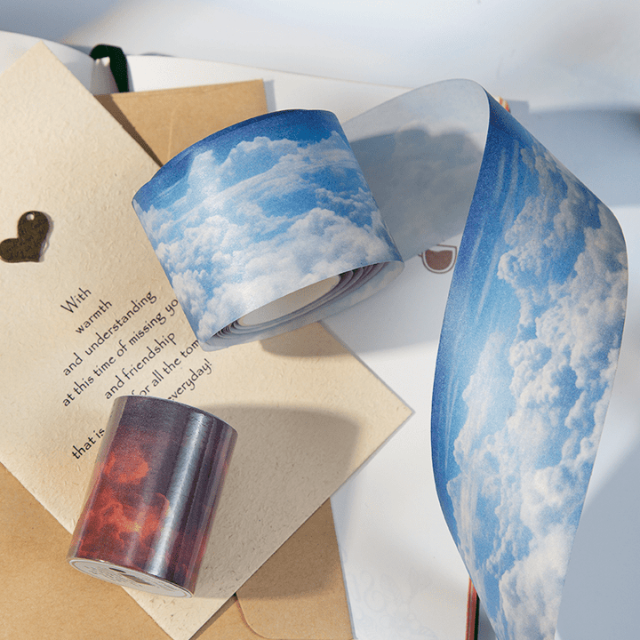 Sky Dream Cloud Series Washi Tapes Weather Background Aesthetic