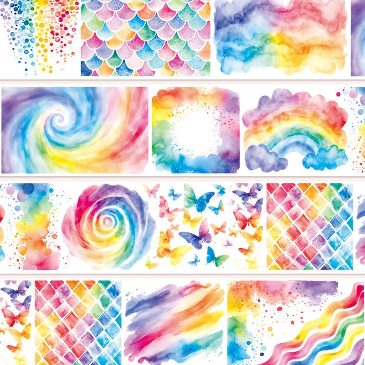 Sky PET Tape Colorful Radiance romantic pastel tones