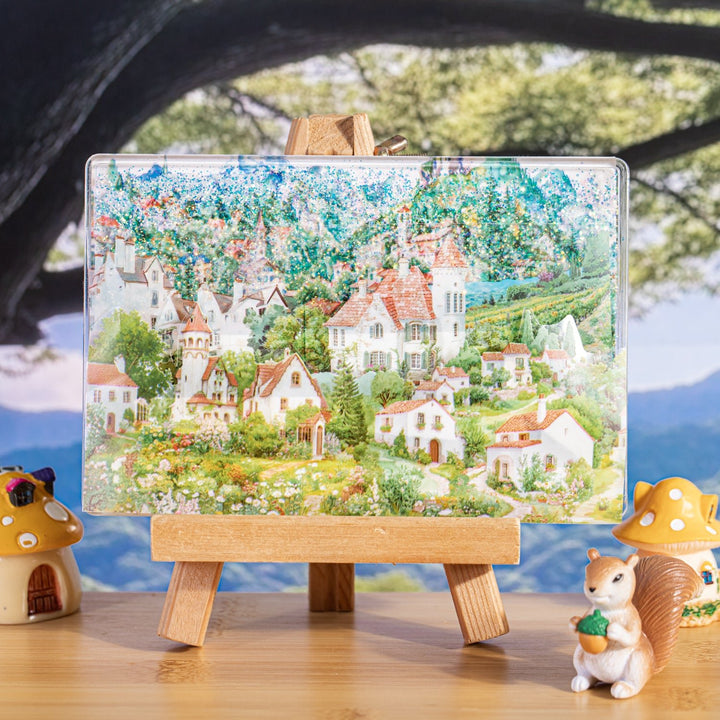 Small village PET Tapes Village DIY Scenic Decoration for Scrapbooking
