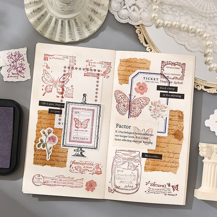 Colorful Space Stamp Ink Pad with Vivid Color Set
