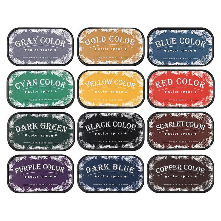 Colorful Space Stamp Ink Suitable for Junk Journal Themes