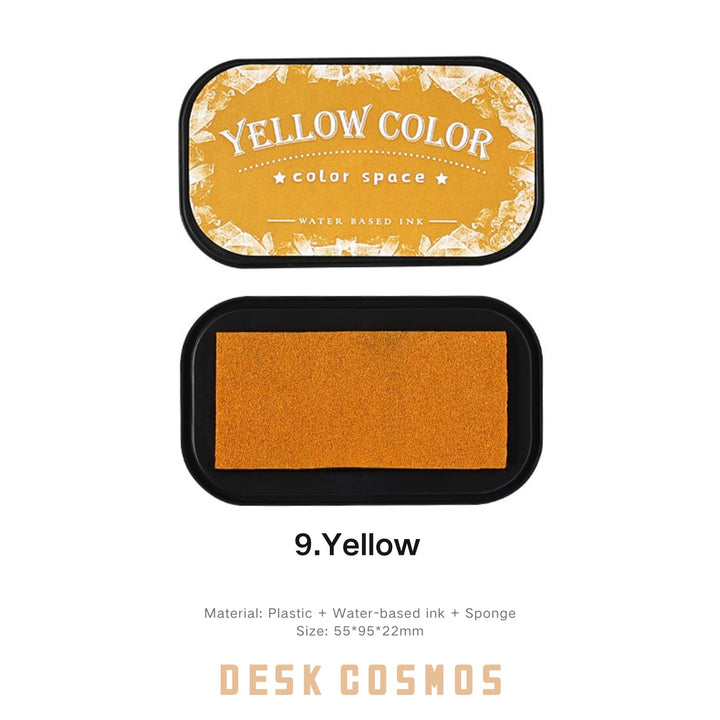 Colorful Space Yellow Ink Pad Bright Sunshine for Design
