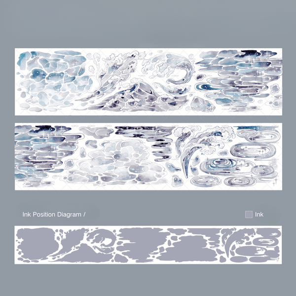 Star Lake Romantic Tape Ideal for Journal Decoration