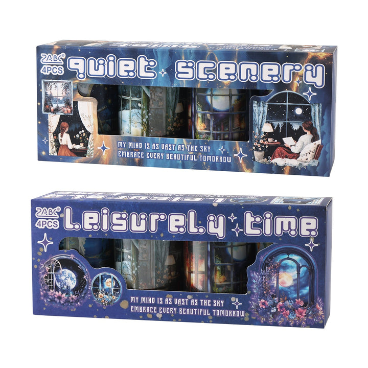 Starry Night Scenery Tape Set Ground And Wall