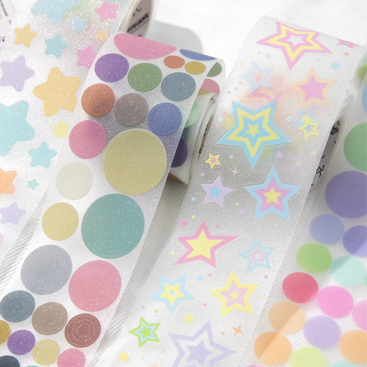 Star Daily Cloud PET Tape Dot Pattern Minimal Style